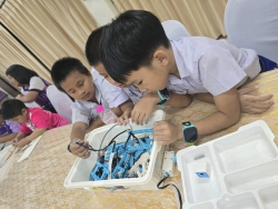 20240711042840.jpg - เข้าร่วมโครงการเปิดโลกเรียนรู้ฝึกทักษะ Coding & Robot การแข่งขัน Coding Robot Unplugged 2024 | https://www.abcm.ac.th